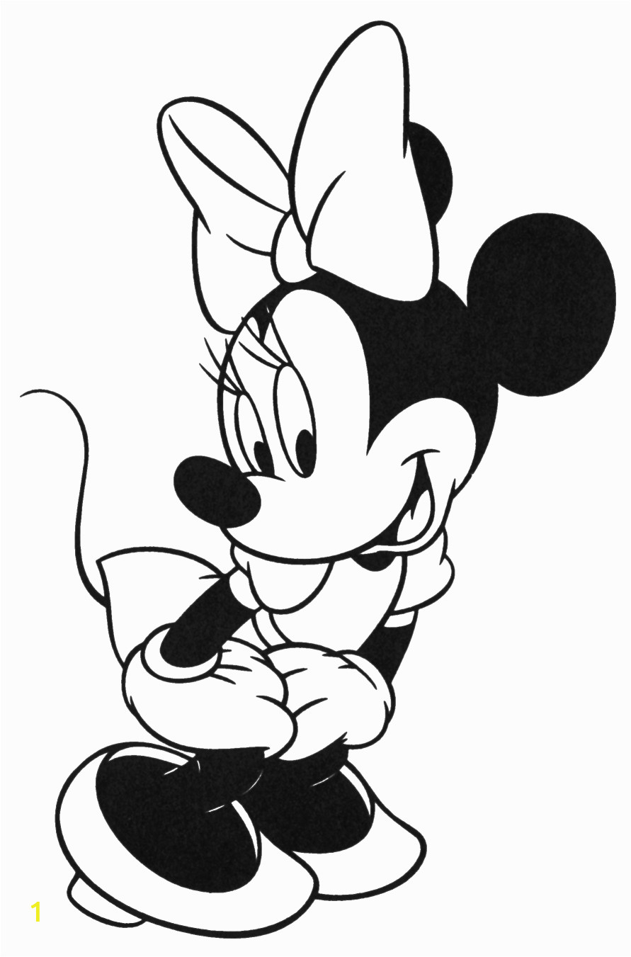 minnie mouse coloring pages