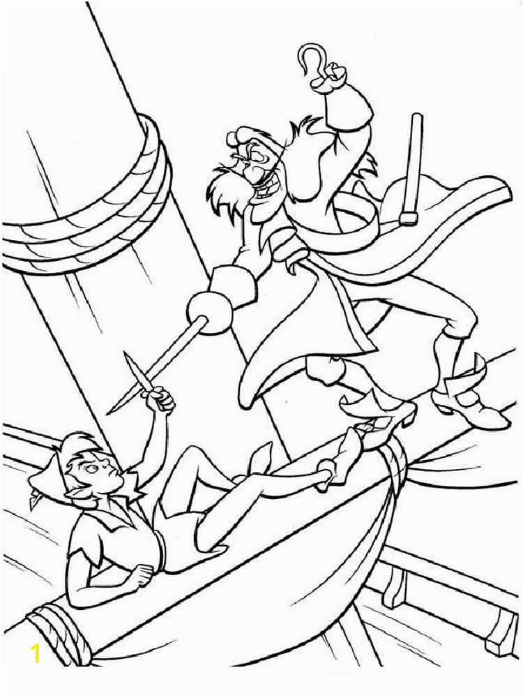 Disney Peter Pan Coloring Pages Free Peter Pan Coloring Pages Download and Print Peter Pan