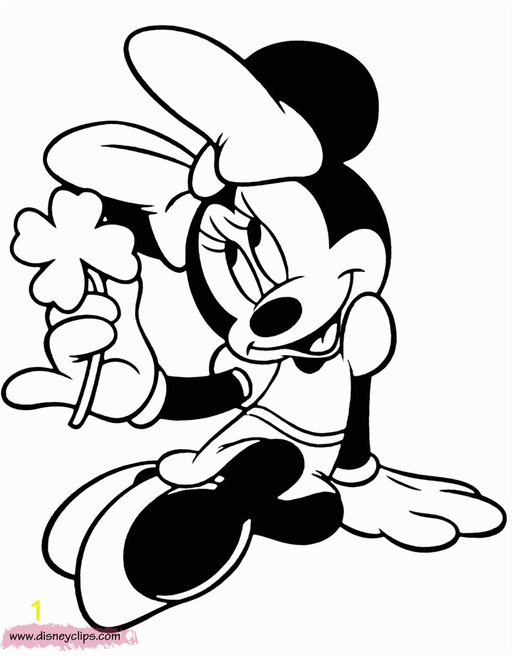 Disney St Patrick S Day Coloring Pages Minnie Mouse Coloring Pages 6