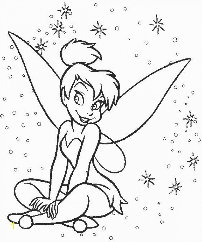 tinkerbell coloring pages free printable