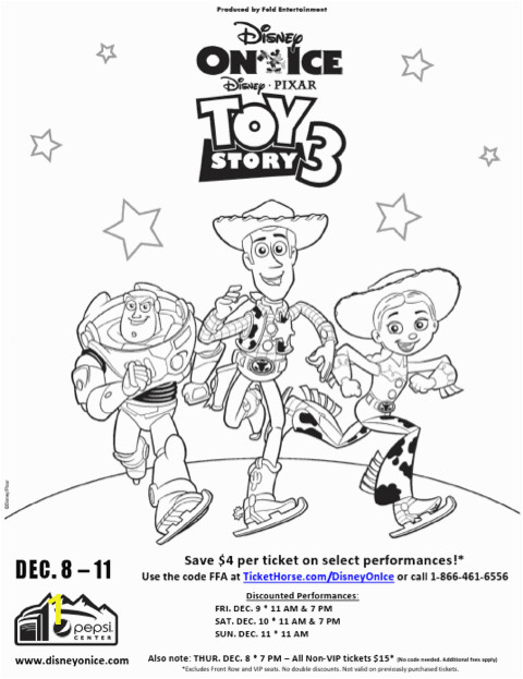 Disney toy Story 3 Coloring Pages Disney On Ice Presents toy Story 3 Coloring Page
