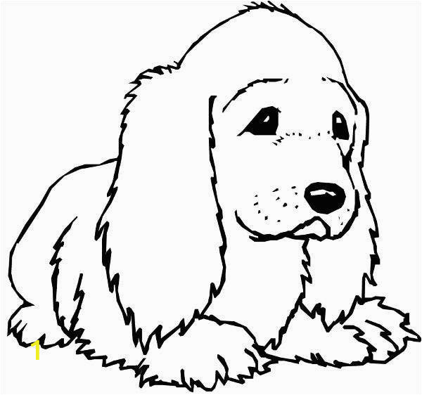 dog coloring page