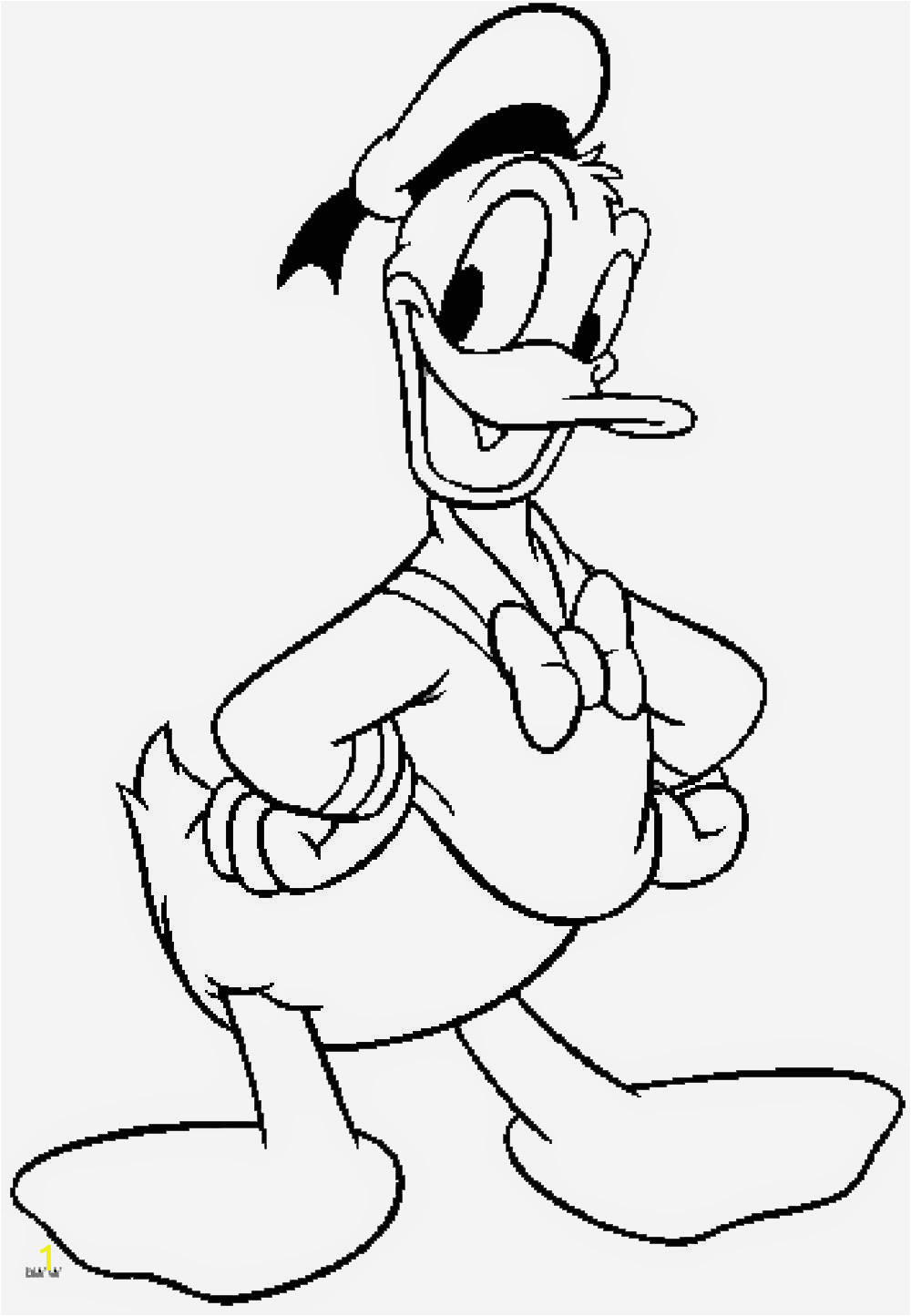 donald duck coloring pages