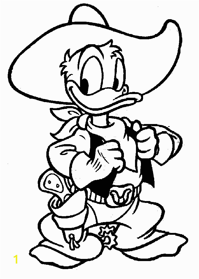 donald duck coloring pages