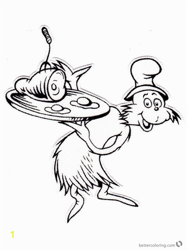 dr seuss green eggs and ham coloring pages food time
