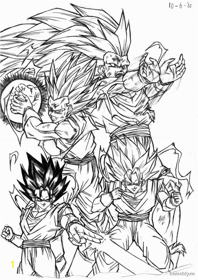 Dragon Ball Z Coloring Pages for Adults Dragon Ball Z Coloring Pages Gohan Coloring Home