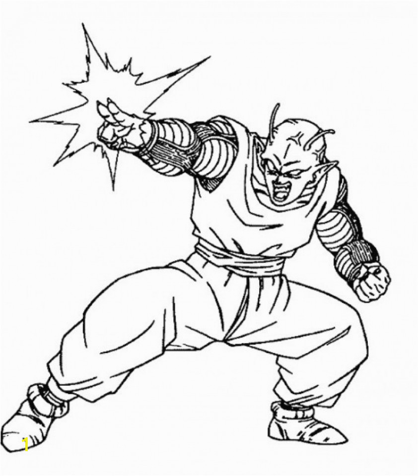 online dragon ball z coloring pages