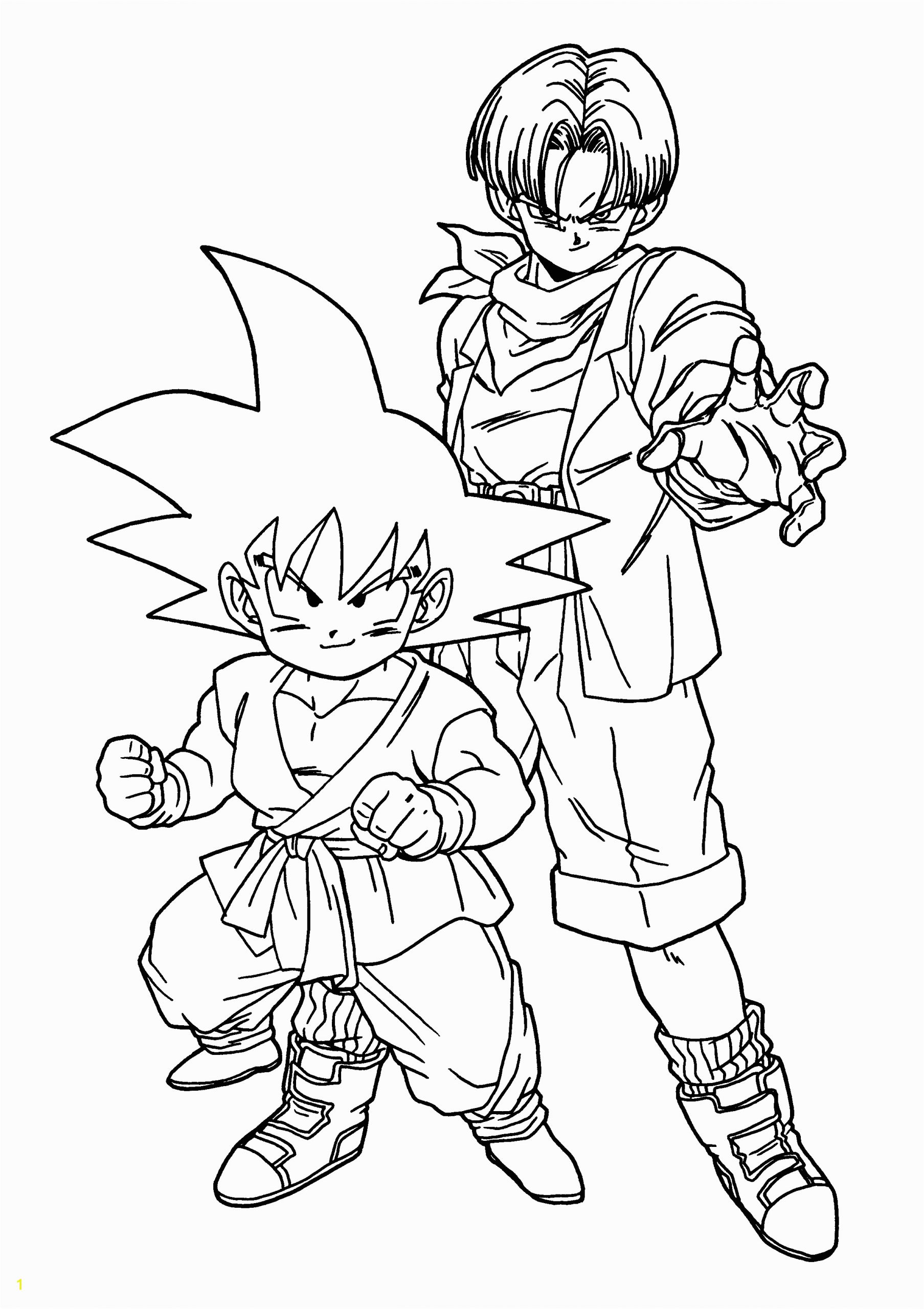 Dragon Ball Z Coloring Pages Pdf Dragon Ball Z Coloring Pages