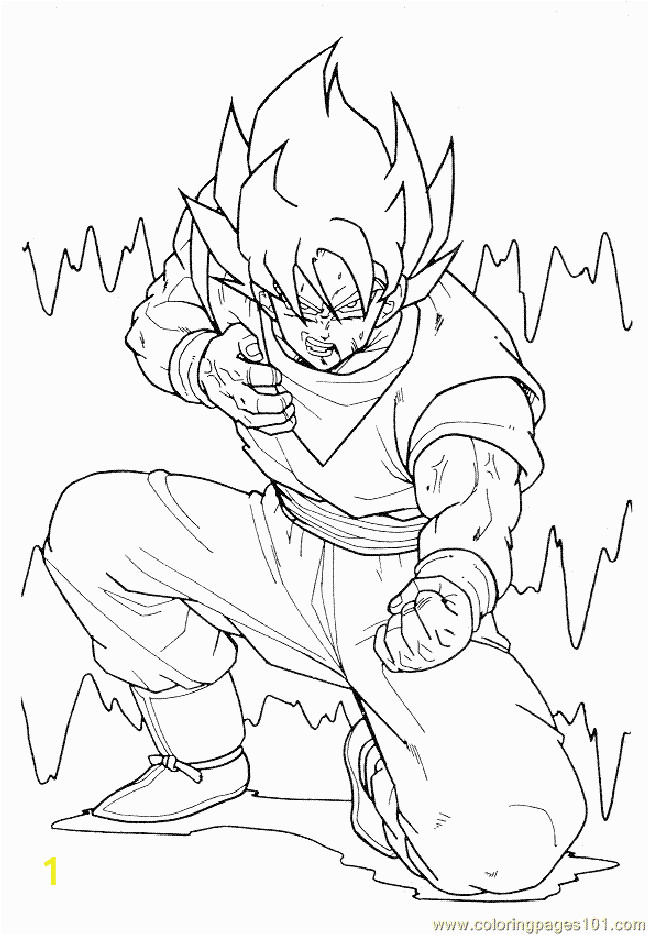 dragonballz 01 coloring page