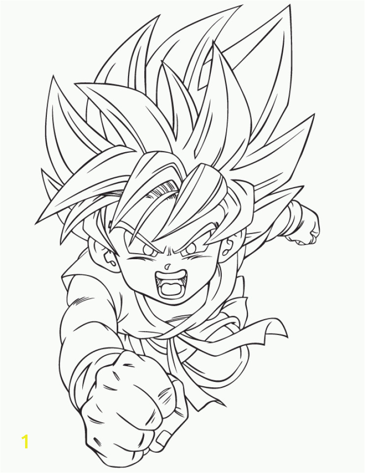 free dragon ball z coloring pages