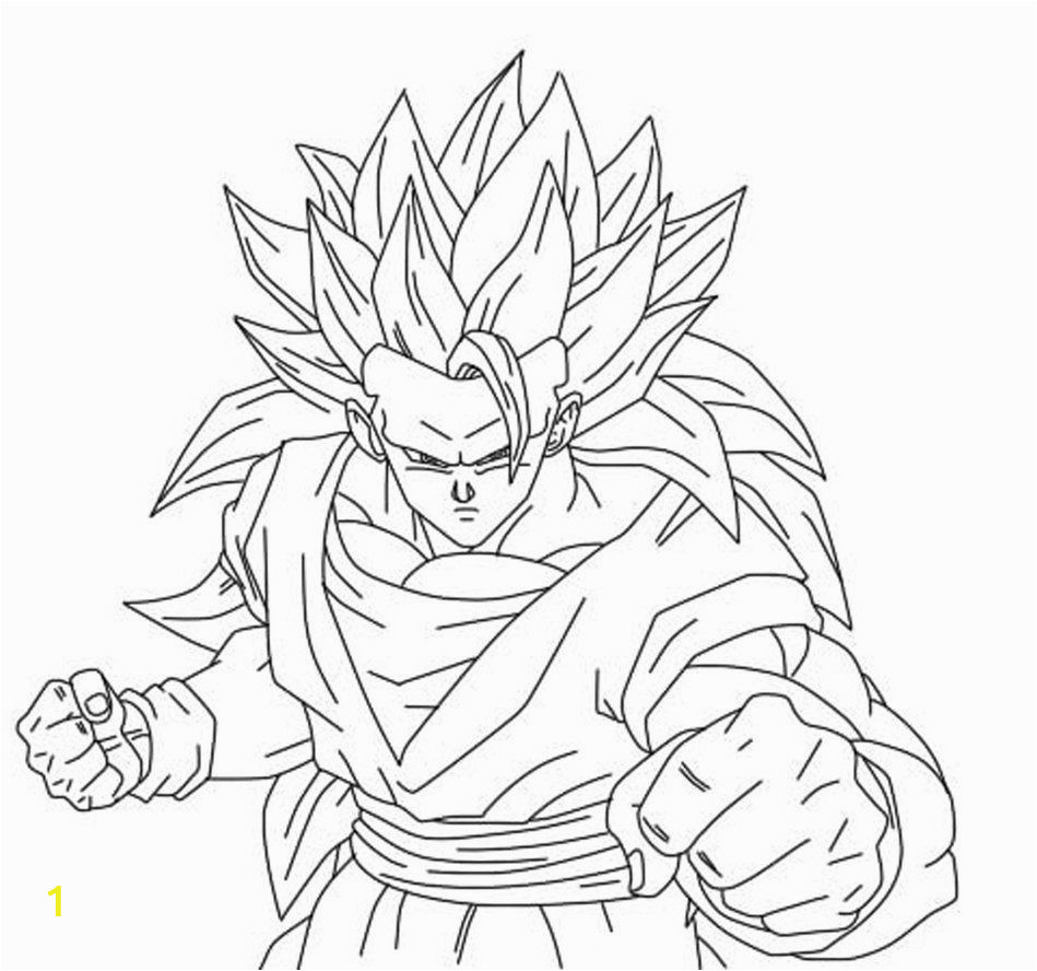 goku printable coloring pages