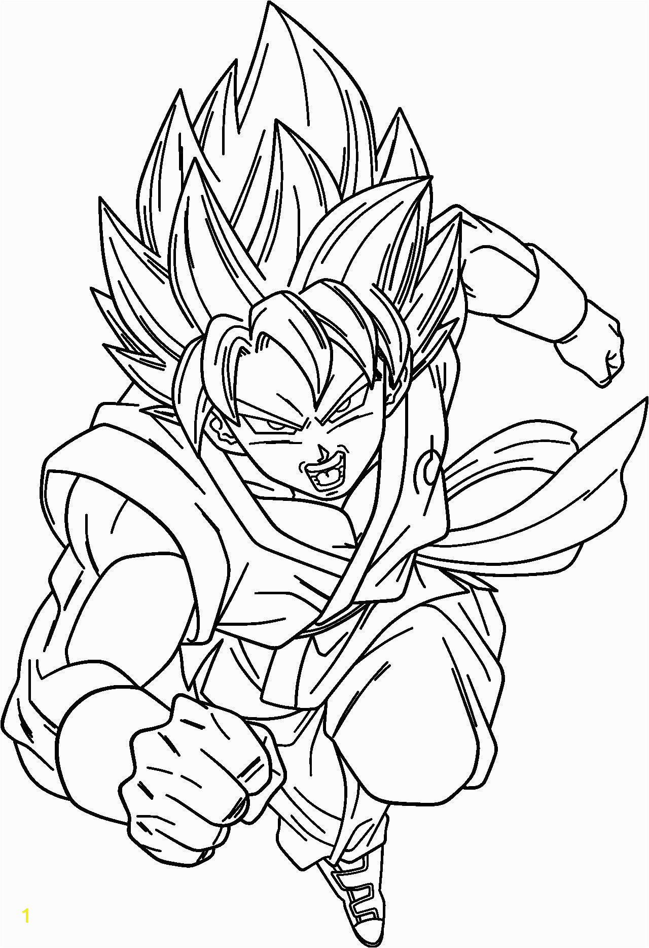 goku super saiyan coloring pages