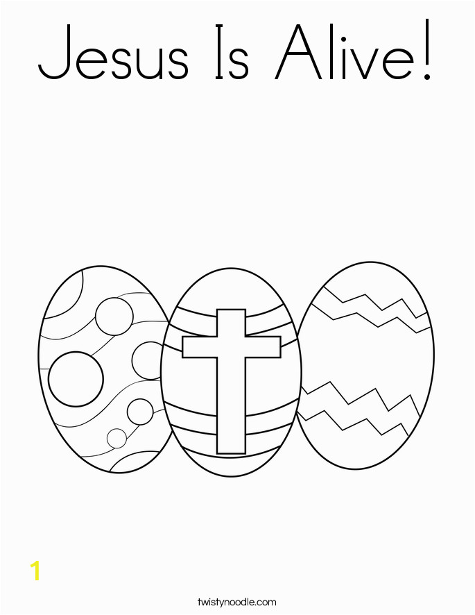 jesus is alive 11 coloring page