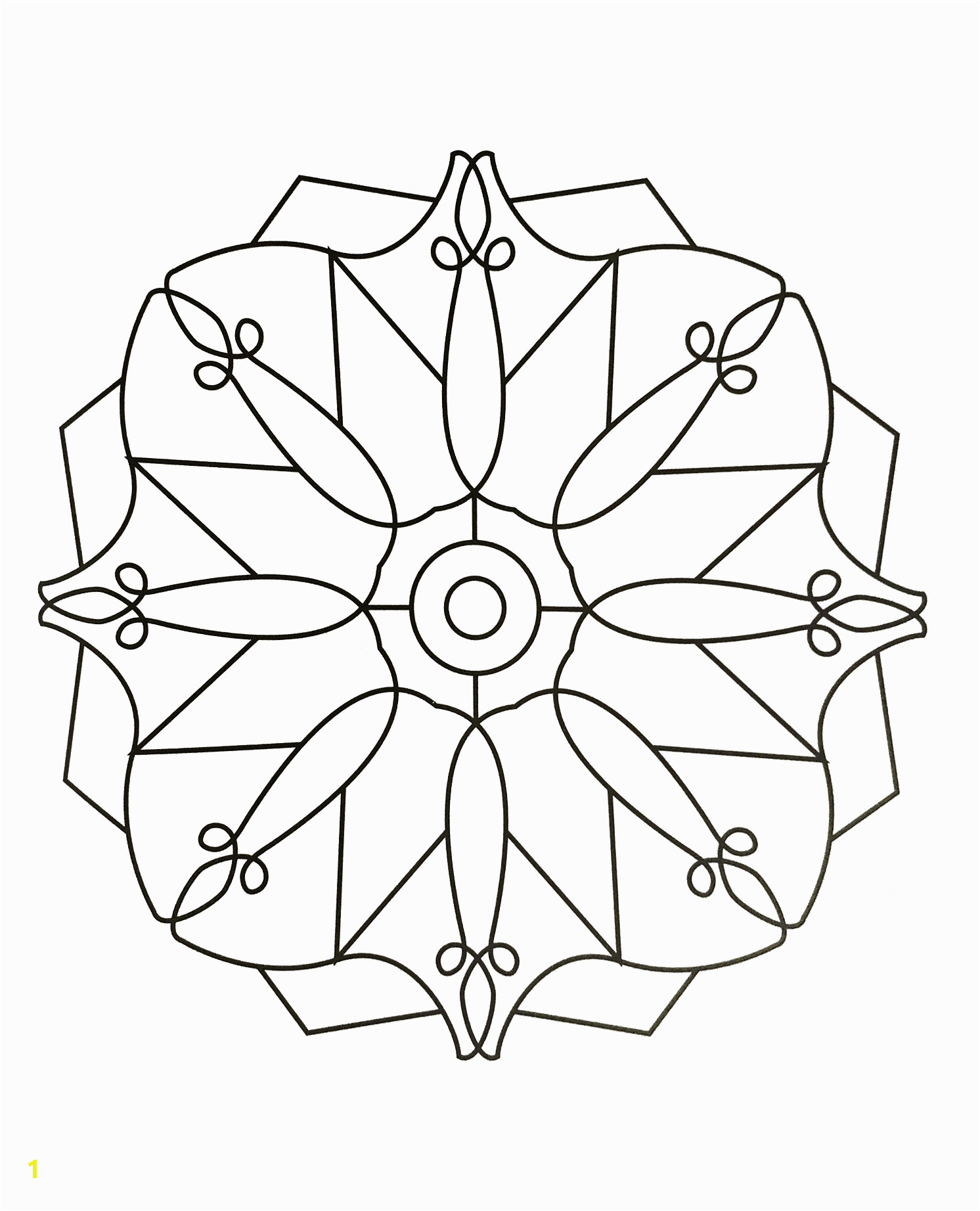 Easy Mandala Coloring Pages for Kids Simple Mandala 85 M&alas Coloring Pages for Kids to