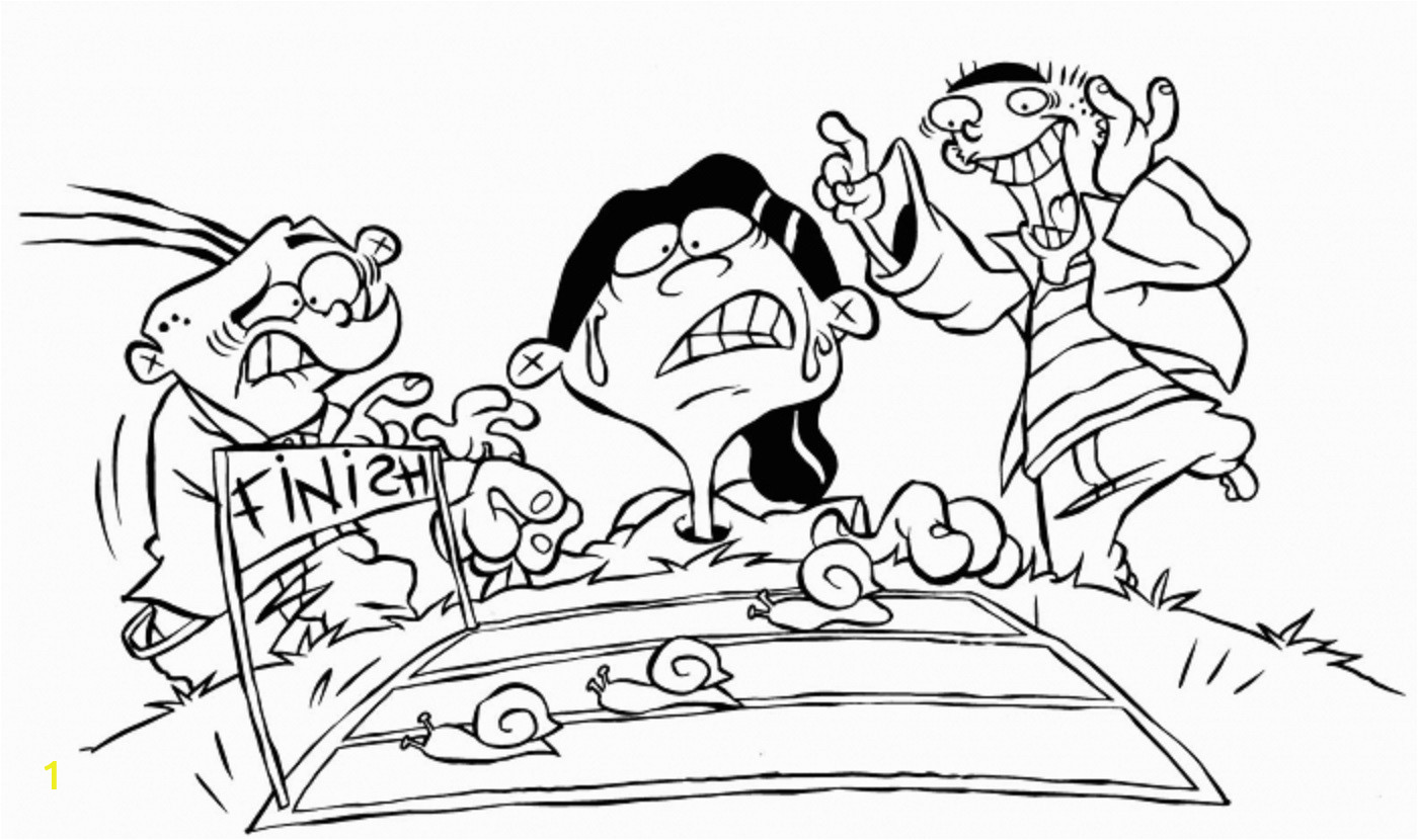 ed edd n eddy coloring lesson kids coloring page