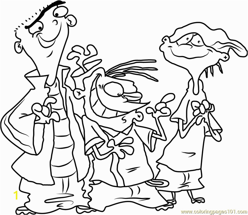 edd n eddy coloring page