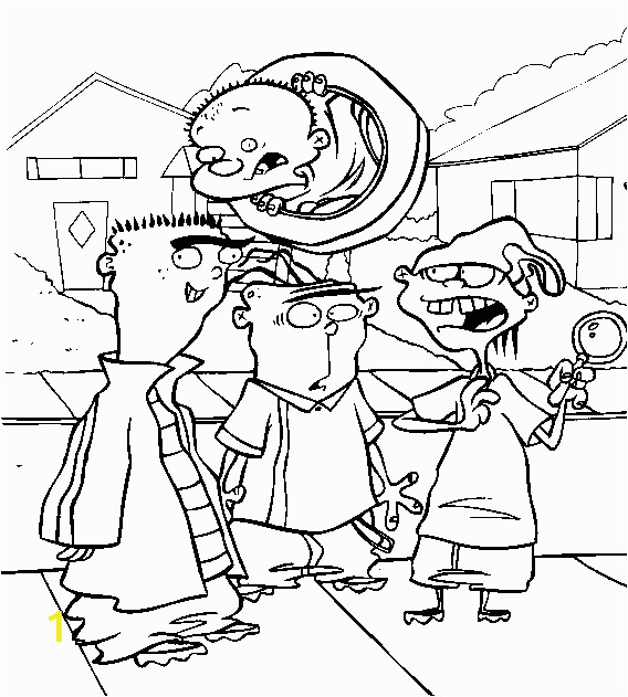funny ed edd eddy colouring pages