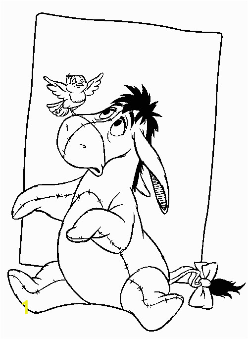 eeyore winnie pooh coloring pages