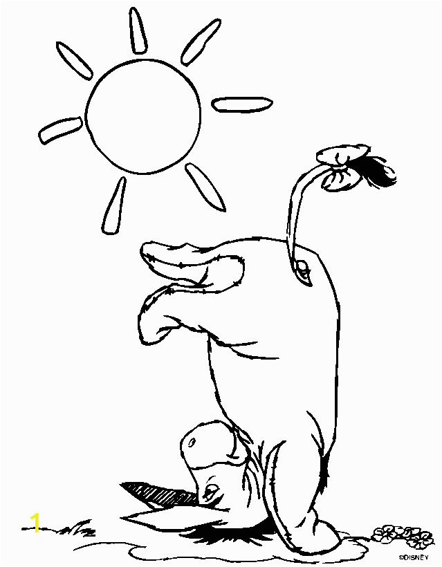 eeyore winnie pooh coloring pages