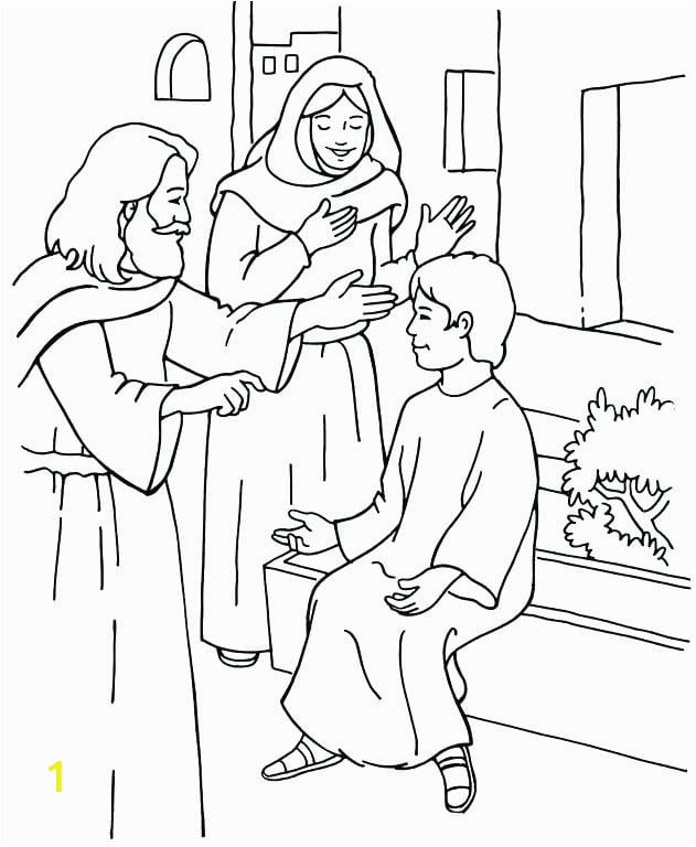 elijah and the widow coloring pages