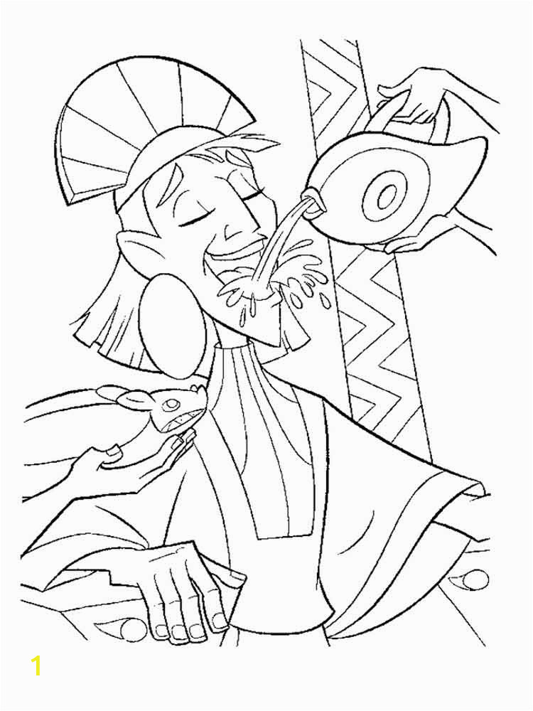 the emperor s new groove coloring pages