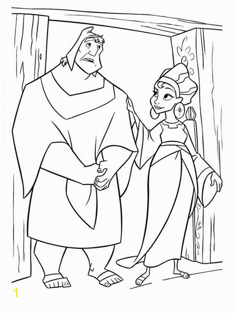 the emperor s new groove coloring pages