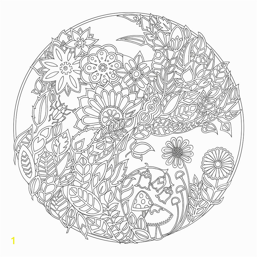 free enchanted forest coloring pages