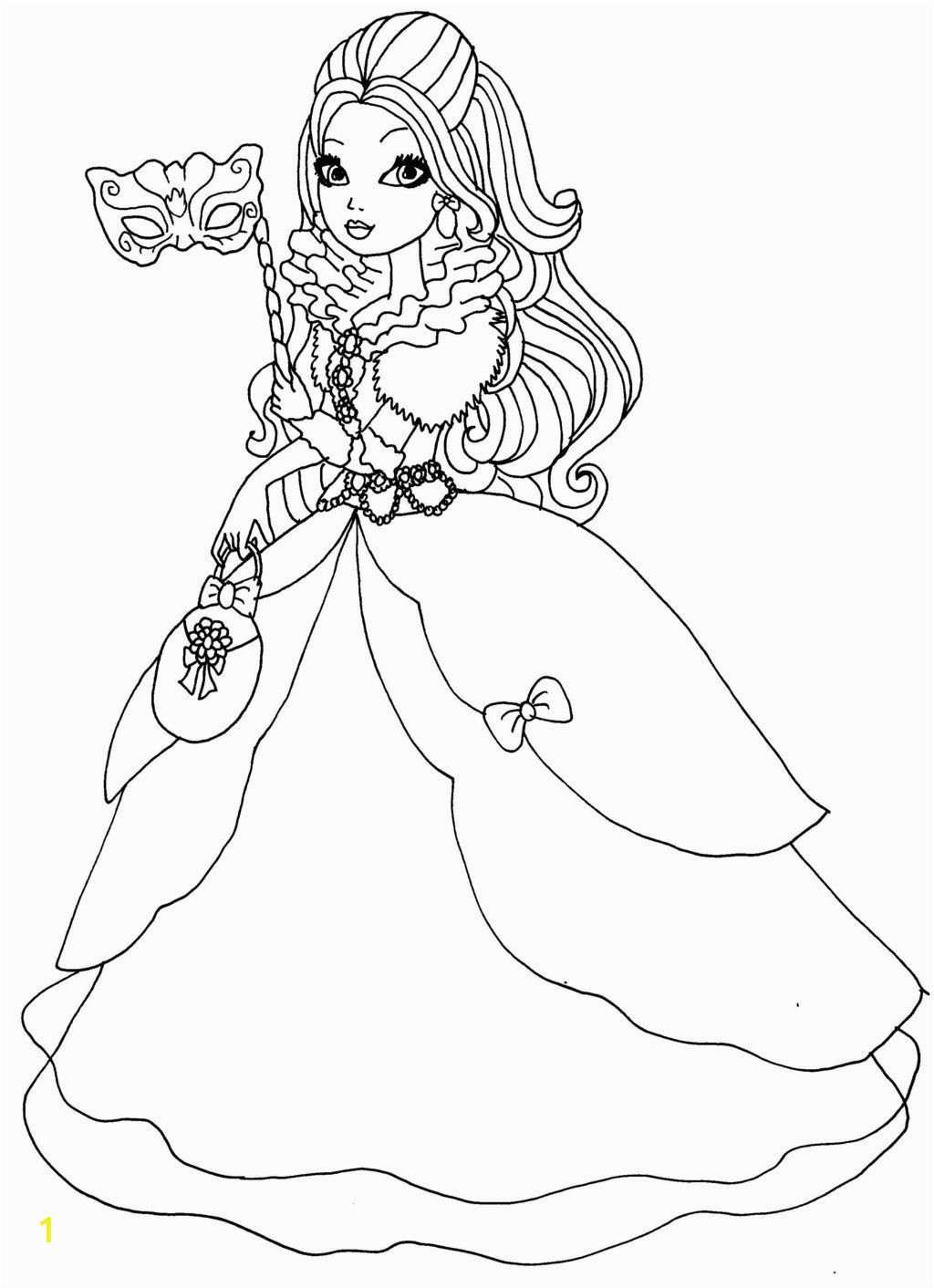 Ever after High Apple White Coloring Pages Ever after High Apple White Coloring Pages Apple White