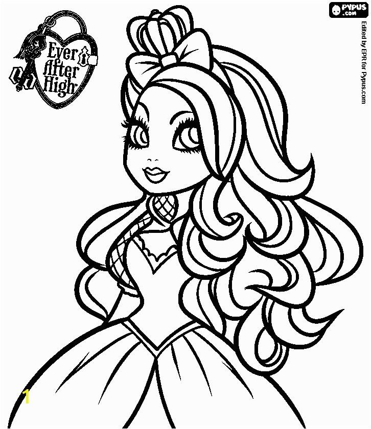 Ever after High Apple White Coloring Pages Ever after High Coloring Pages