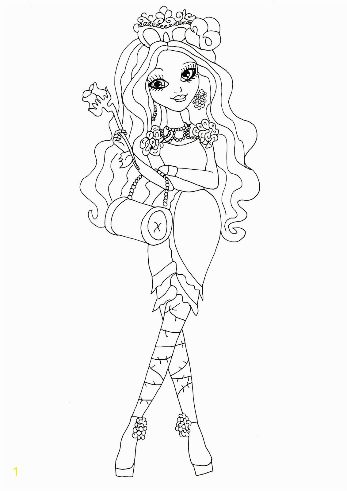 briar beauty ever after high coloring