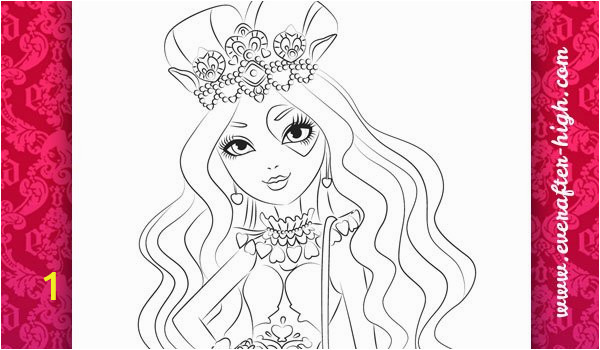lizzie hearts coloring page