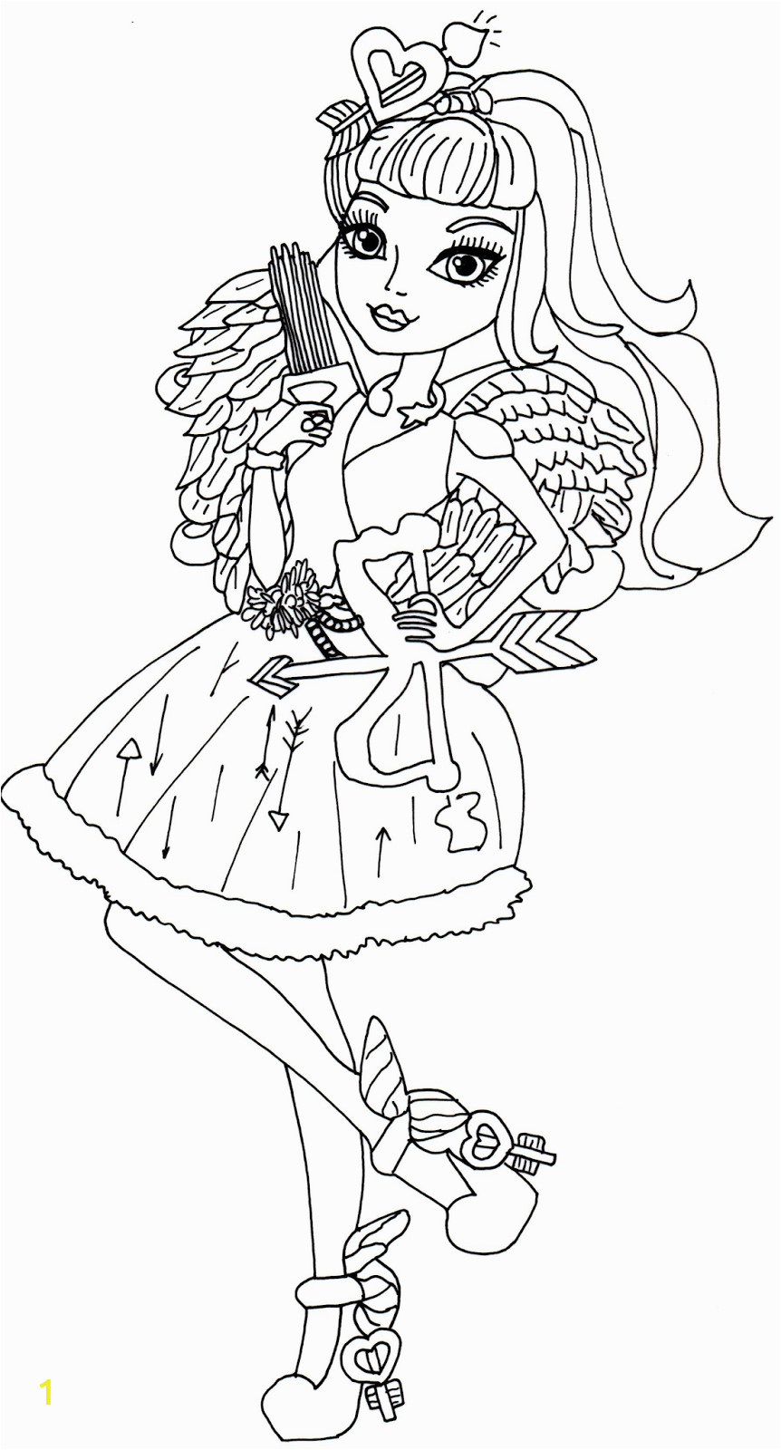 ever after high coloring pages