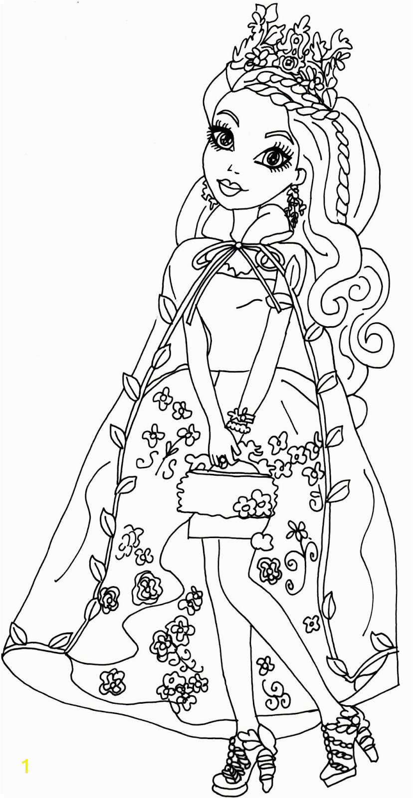 ever after high coloring pages