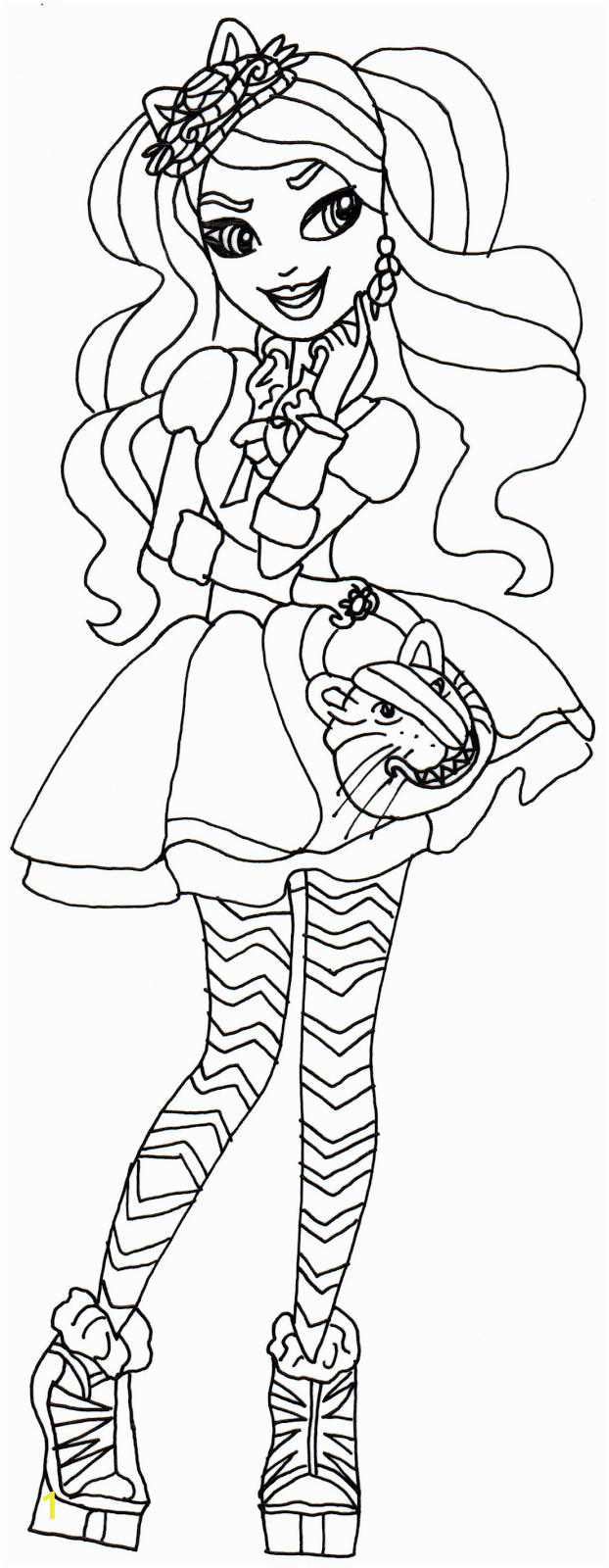 ever after high coloring pages