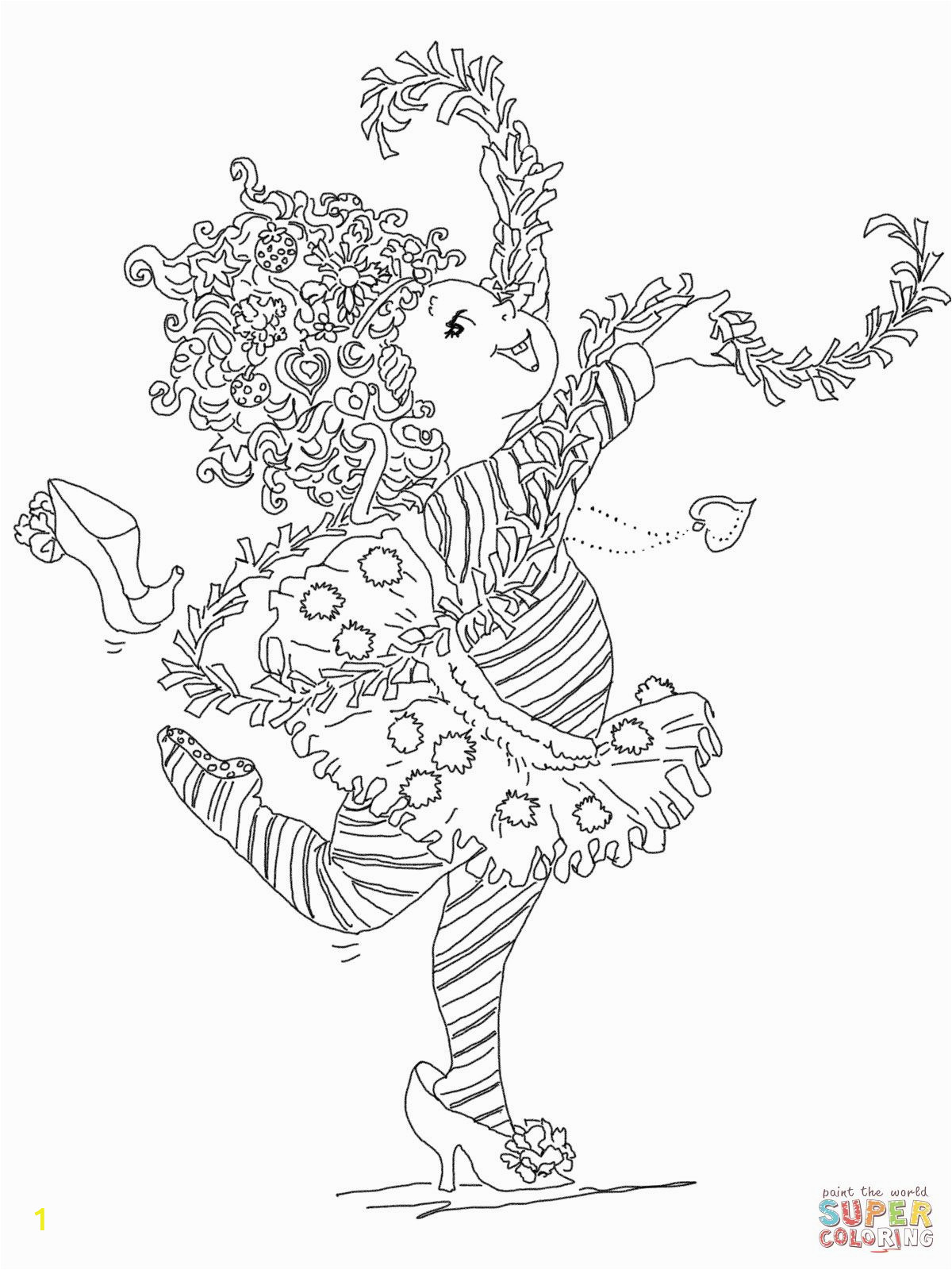 Fancy Nancy Coloring Pages to Print Fancy Nancy Super Coloring 3 Coloring Book