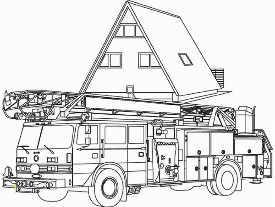 fire truck coloring pages free to print
