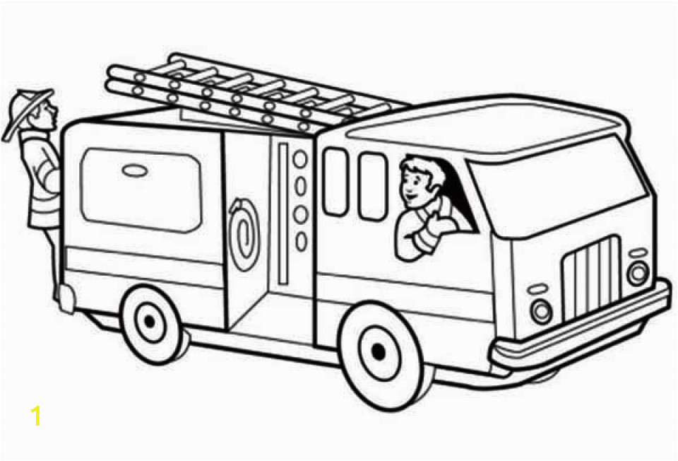 Fire Truck Coloring Pages to Print Get This Printable Fire Truck Coloring Page for Kids 5181
