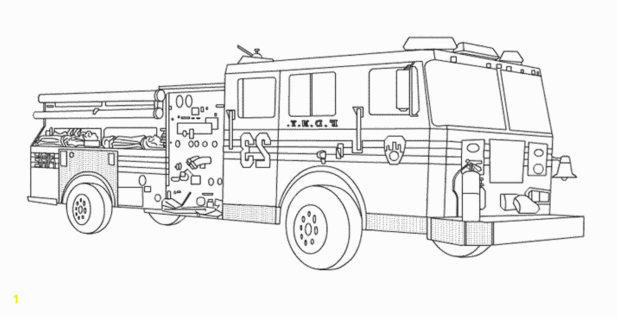 educational fire truck coloring pages giving three one benefit