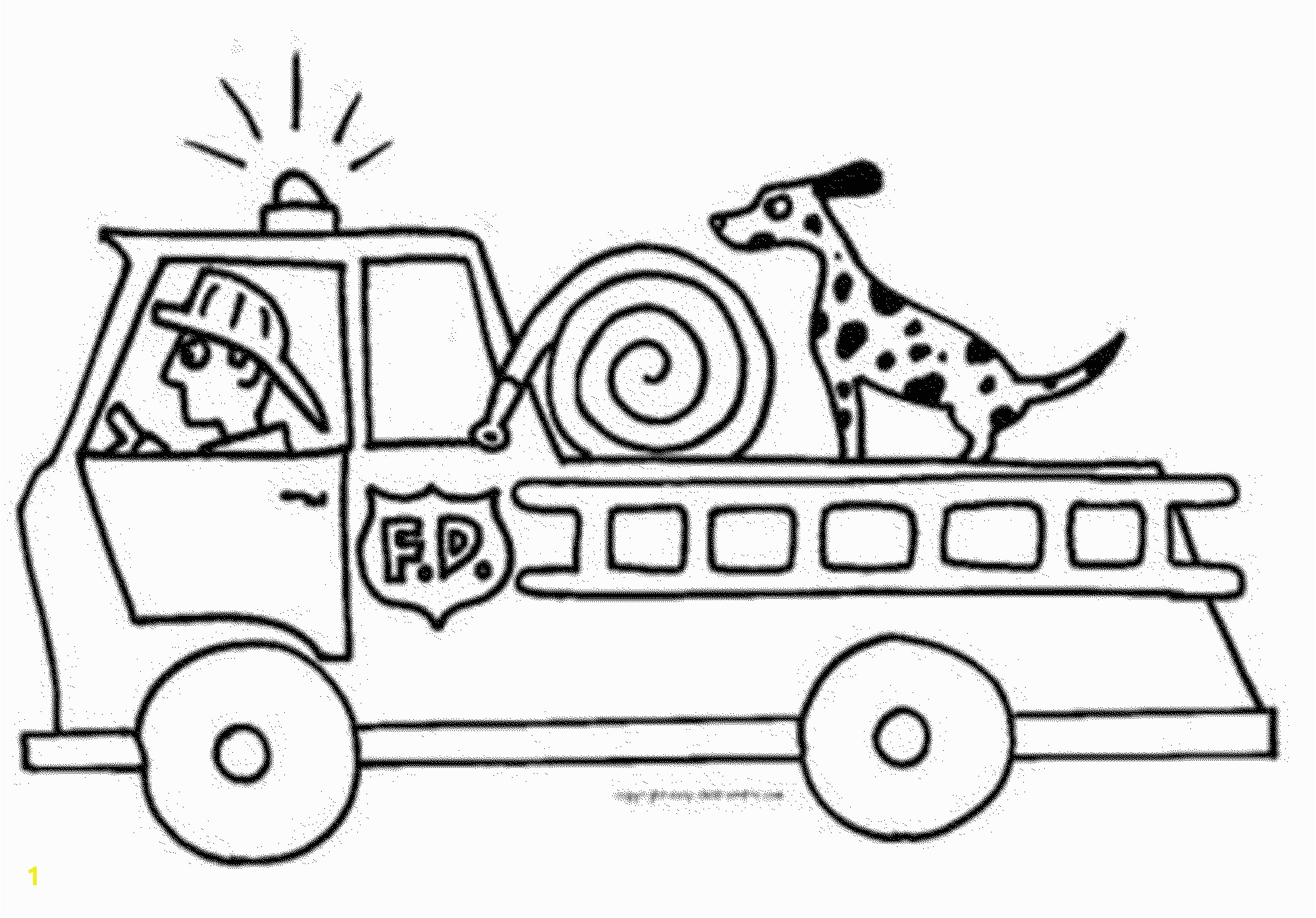 educational fire truck coloring pages giving three one benefit
