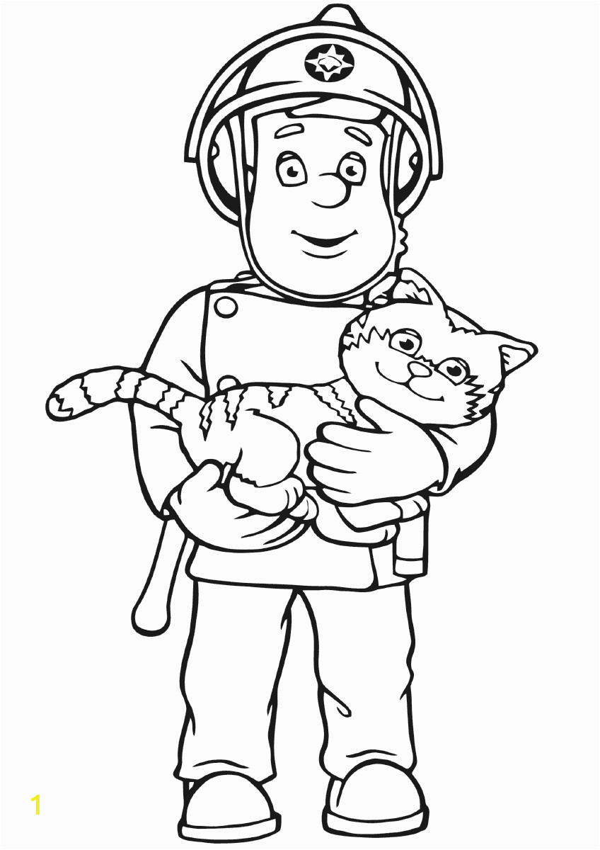 fireman sam coloring pages