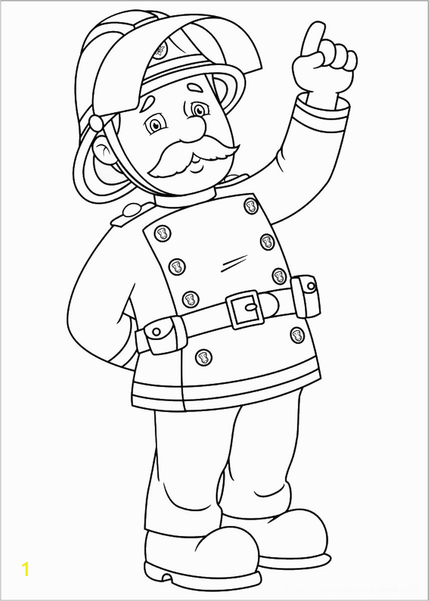 fireman sam coloring pages