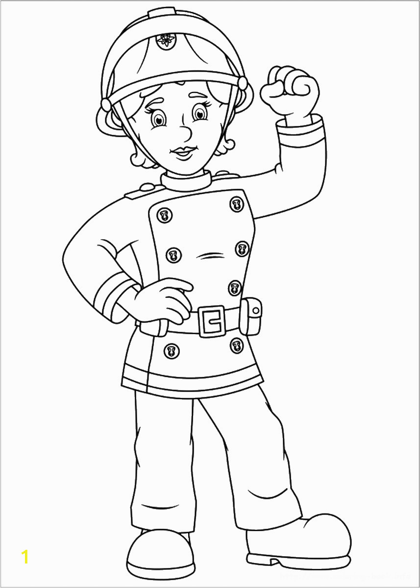 Fireman Sam Coloring Pages to Print Fireman Sam Coloring Pages