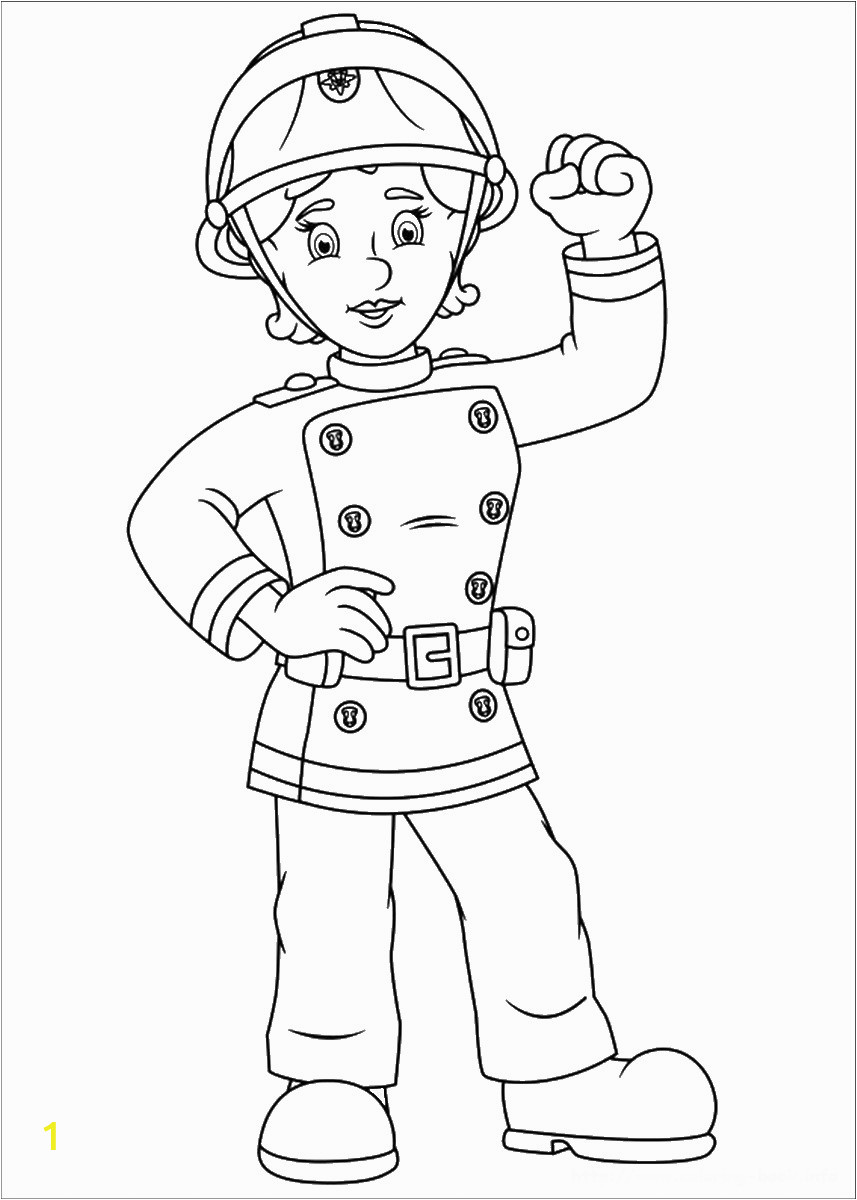 fireman sam coloring pages