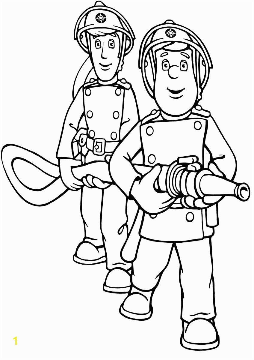 fireman sam coloring pages