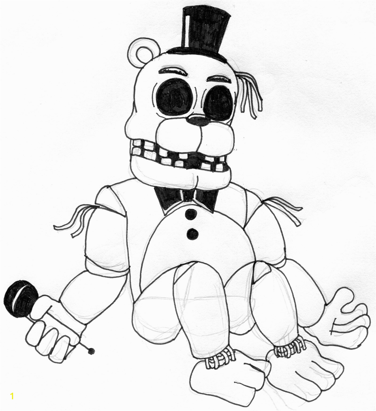 Printable Five Nights At Freddys Coloring Pages