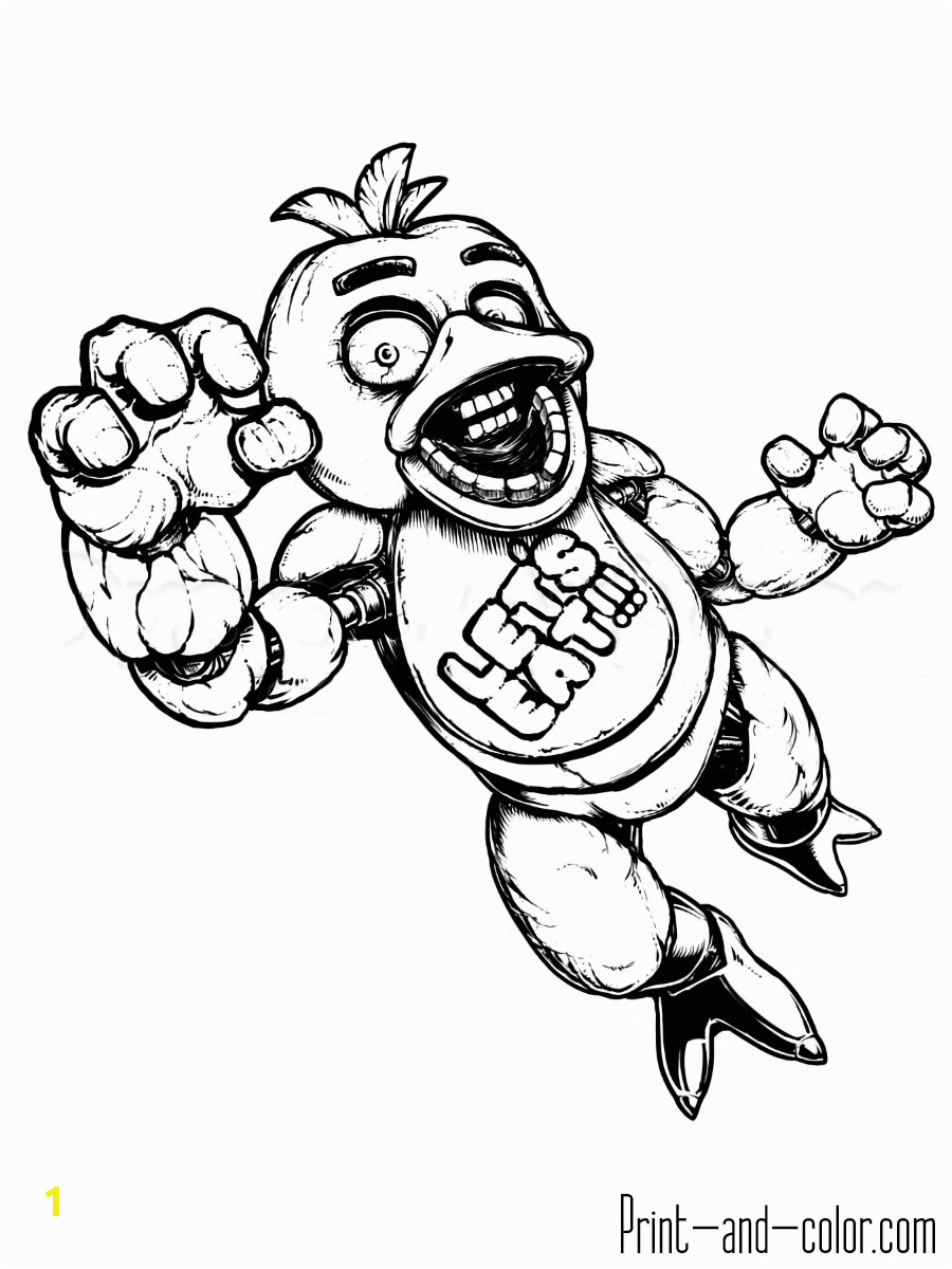 five nights freddys coloring pages