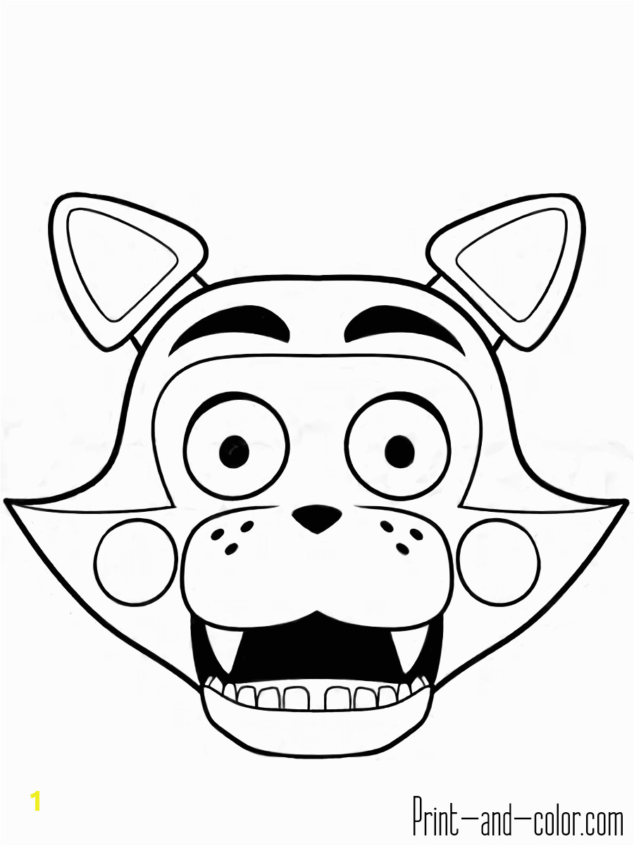 five nights freddys coloring pages