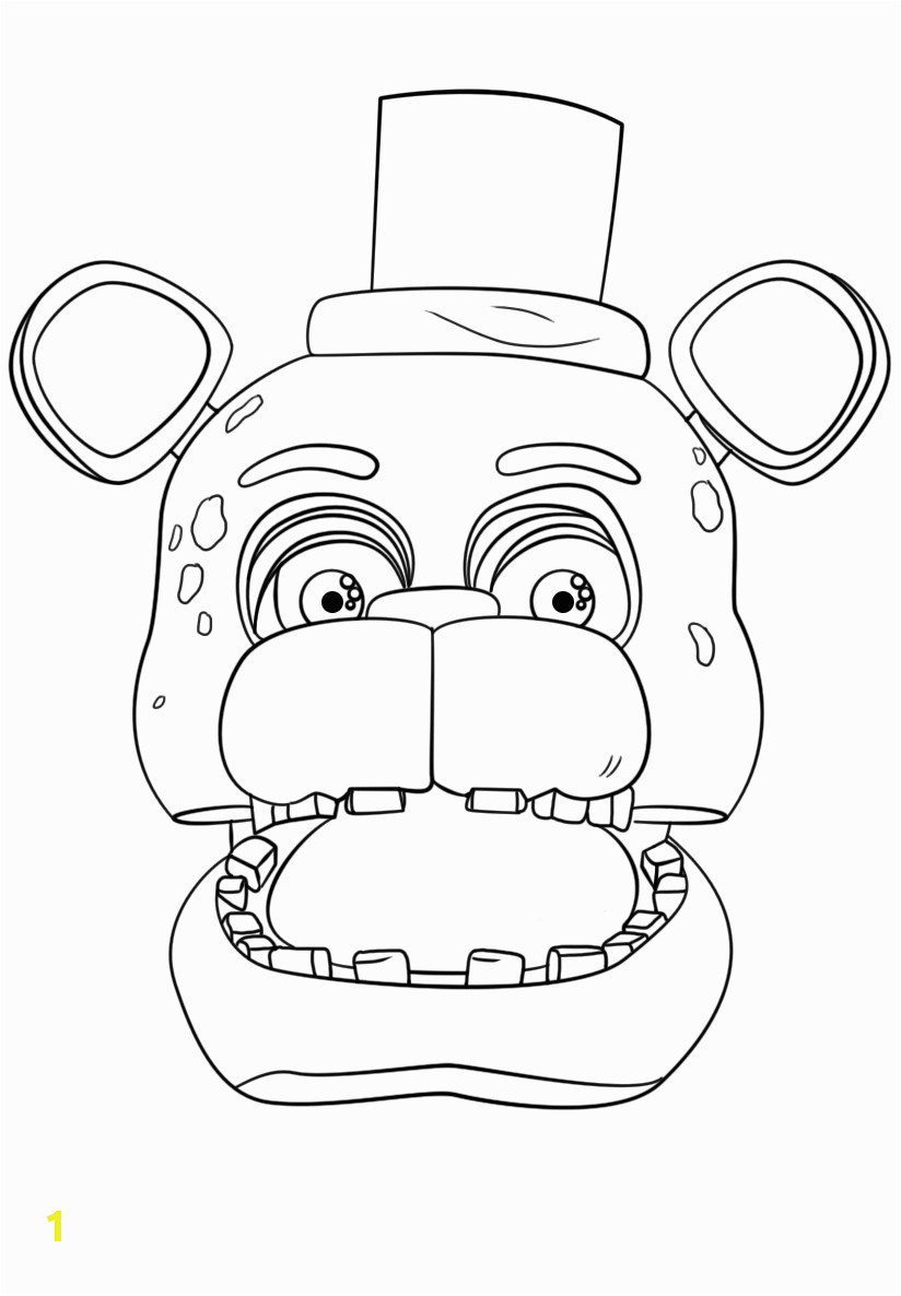 five nights at freddys coloring pages