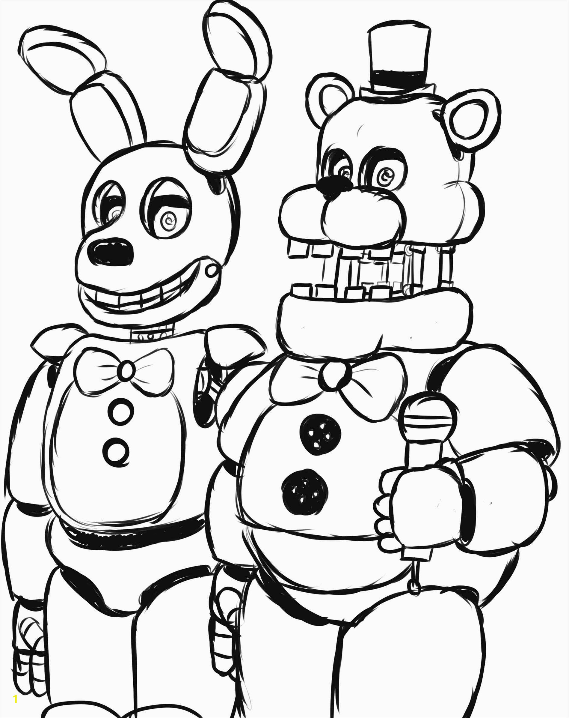 Five Nights at Freddy S Free Printable Coloring Pages Five Nights at Freddys Drawings