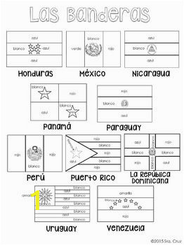 Flags Of Hispanic Countries Coloring Pages Flags Of Spanish Speaking Countries Coloring Sheets